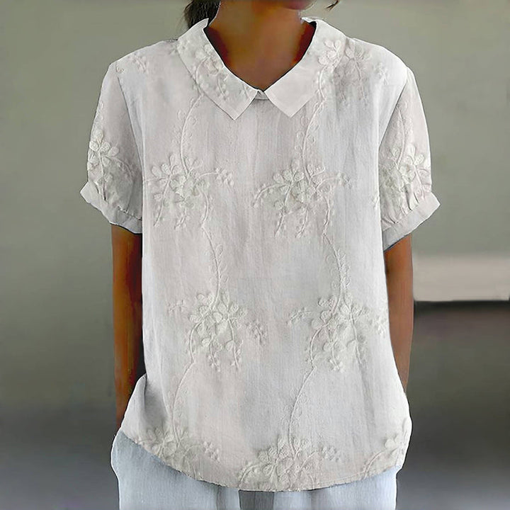 Marie | Vintage blouse met bloemenprint