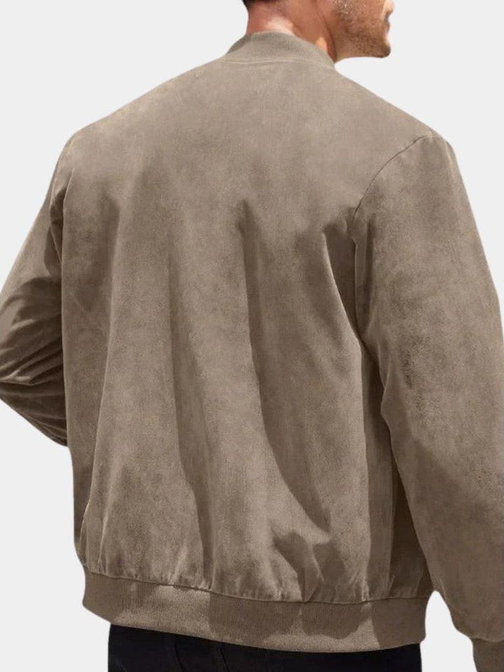 Maurits | Taupe bomberjack