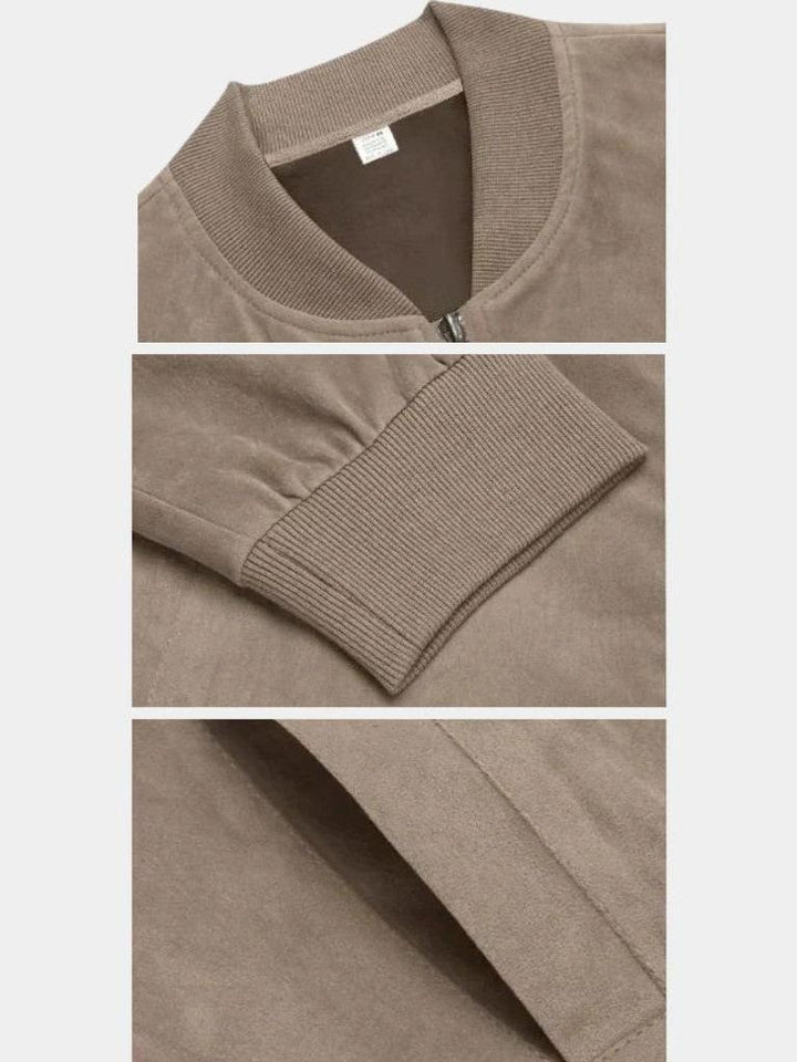 Maurits | Taupe bomberjack