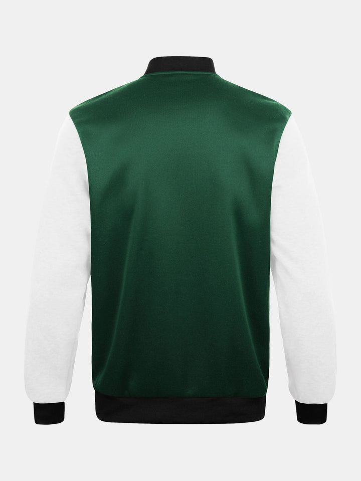 Bastiaan | Baseball jack met la-print