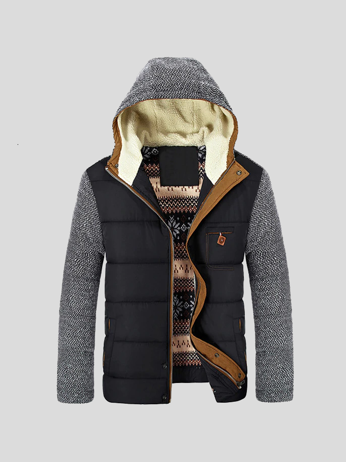 Huub | Marineblauwe gewatteerde bodywarmer