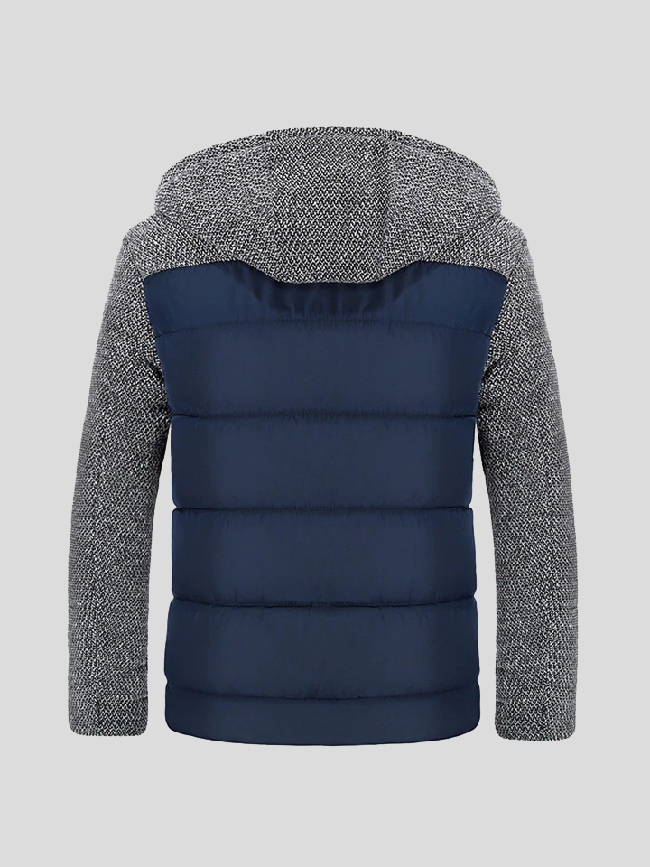 Huub | Marineblauwe gewatteerde bodywarmer
