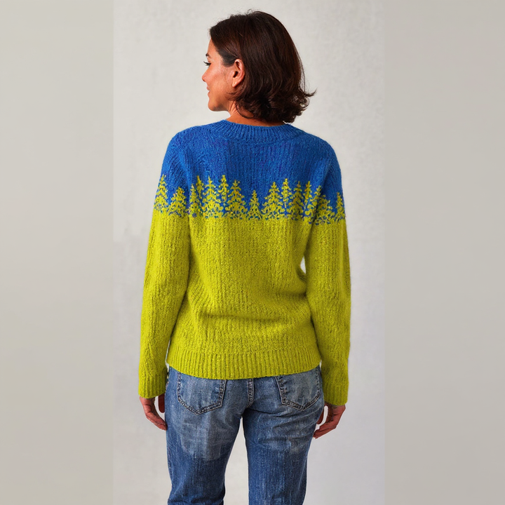 Elke | Vintage IJslandse gebreide trui