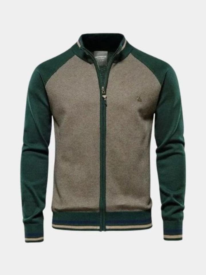 Daan | Gebreid vest met rits