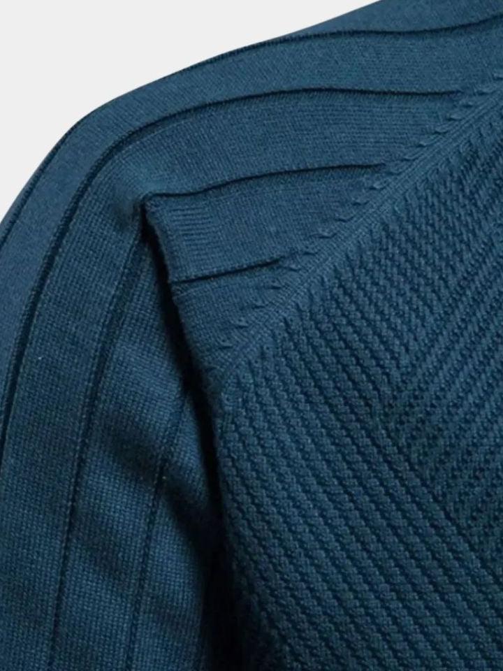 Wiebe | Taupe gebreid vest met rits
