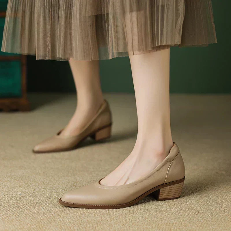 Noor | Schoenen met halfhoge hak