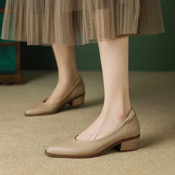 Noor | Schoenen met halfhoge hak