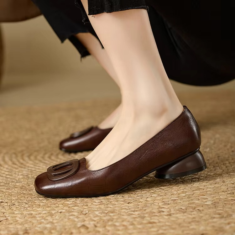 Opium | Comfortabele Leren Ballerinas