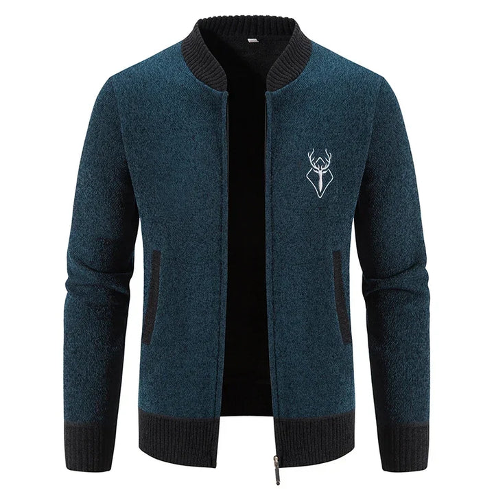 Pieter | Gebreid Heren Vest Met Herfstdetail