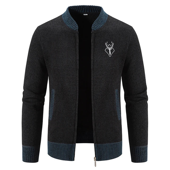 Pieter | Gebreid Heren Vest Met Herfstdetail