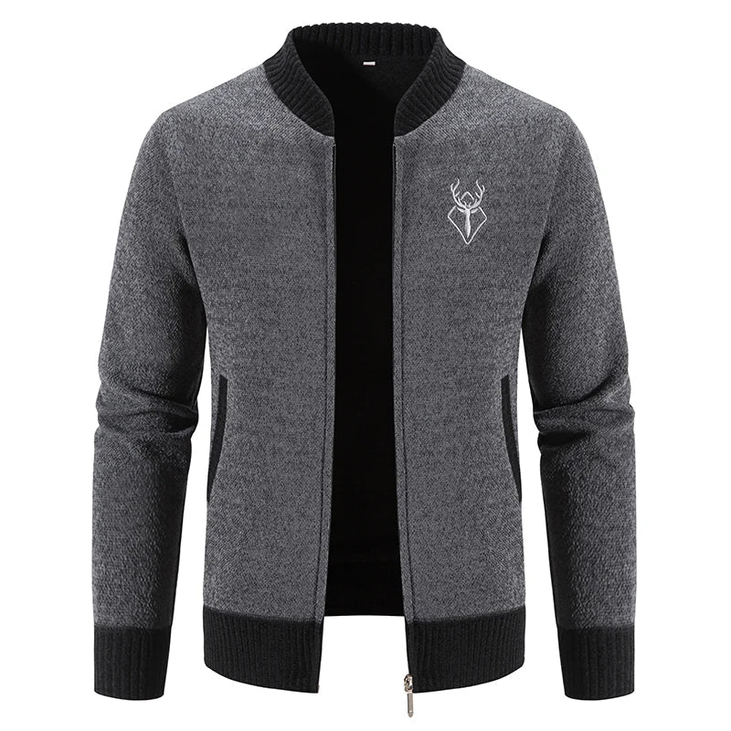 Pieter | Gebreid Heren Vest Met Herfstdetail