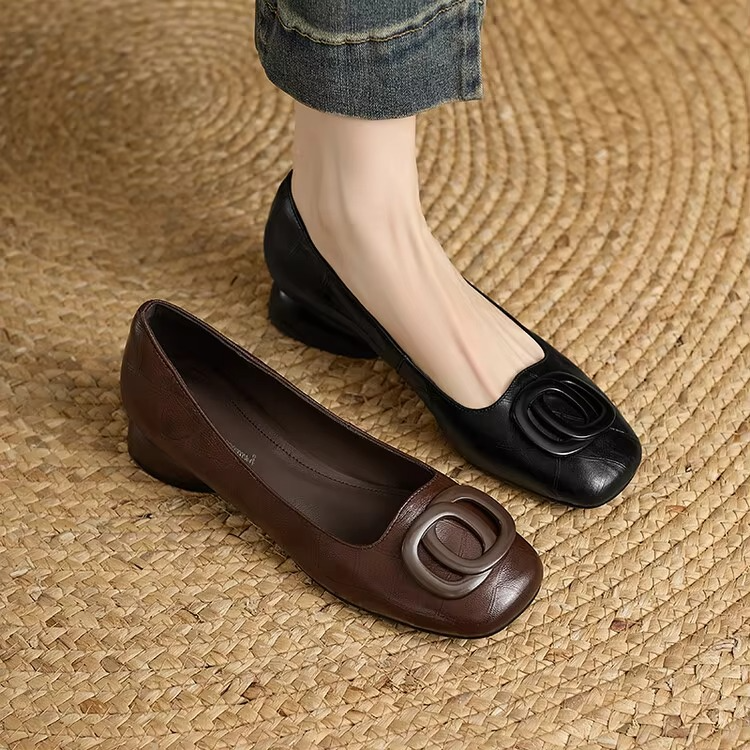 Opium | Comfortabele Leren Ballerinas