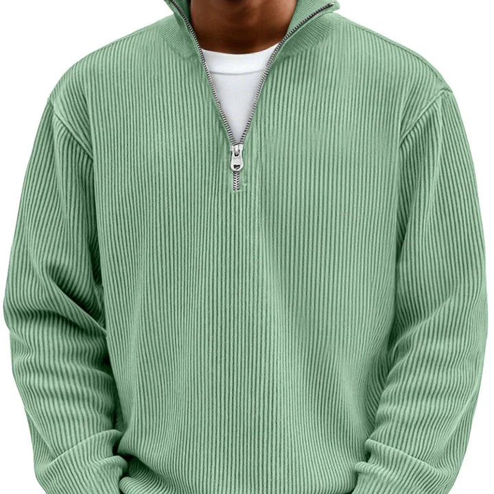 Jan | half zip trui met lange mouw