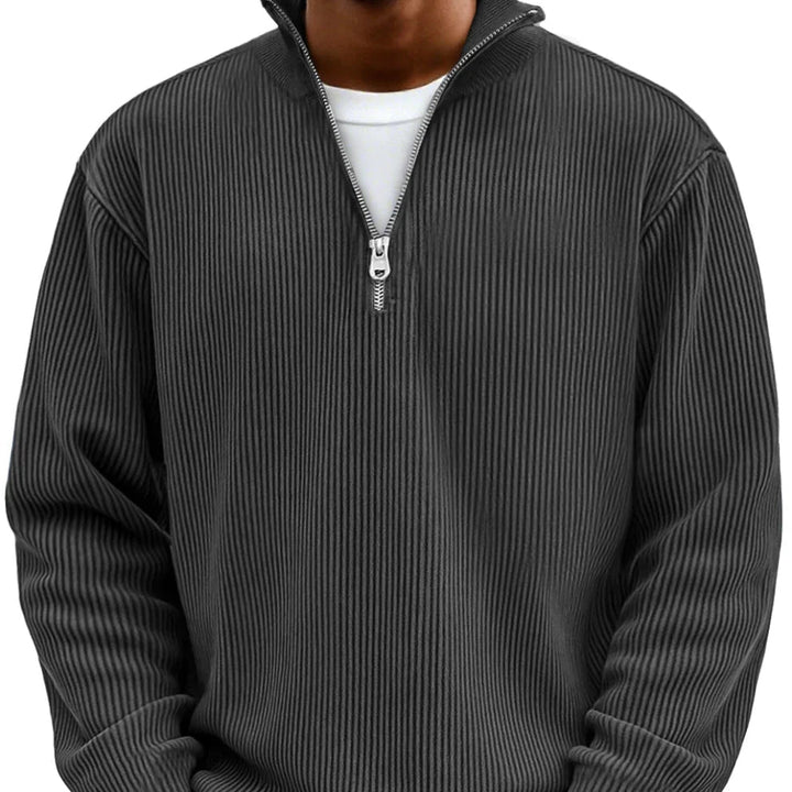 Jan | half zip trui met lange mouw