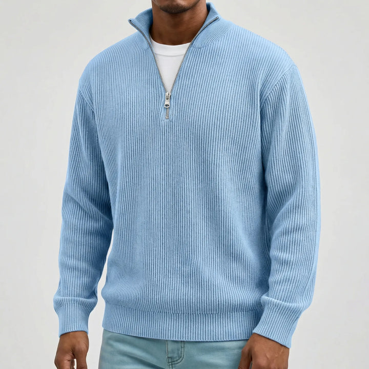Jan | half zip trui met lange mouw