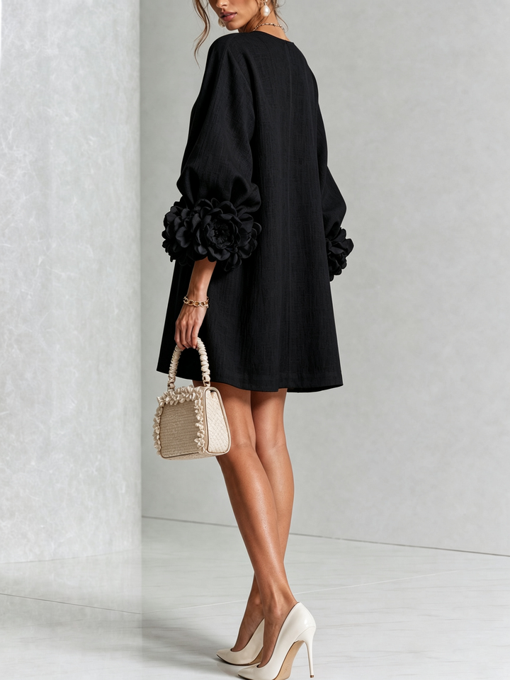 Rosalie | Luchtige Jurk met Bloemdetails