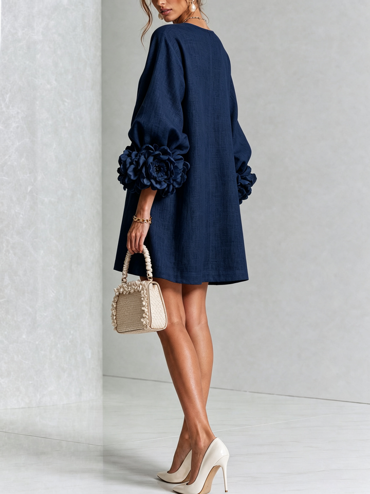 Rosalie | Luchtige Jurk met Bloemdetails
