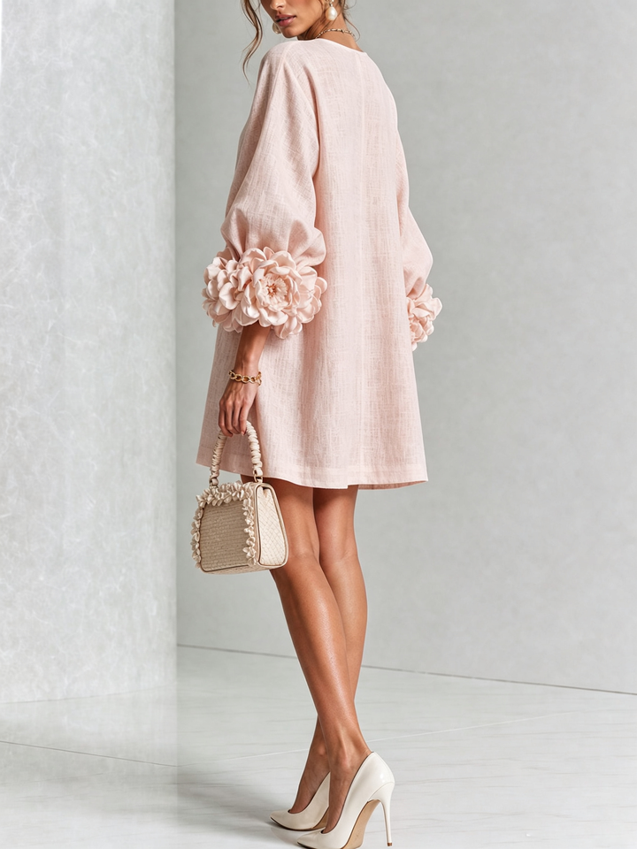 Rosalie | Luchtige Jurk met Bloemdetails