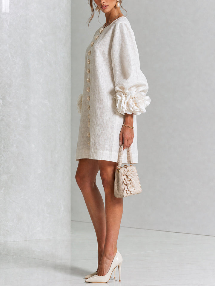 Rosalie | Luchtige Jurk met Bloemdetails