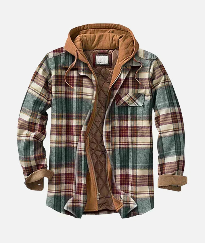 Jelmer | Patchwork jas met ruitdessin